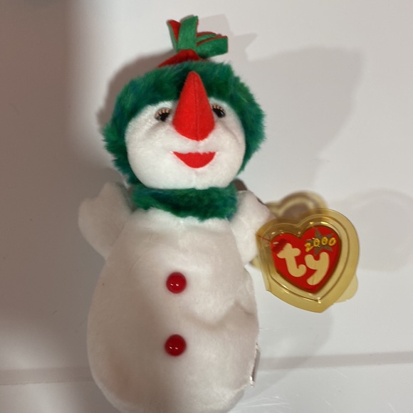 5 Xmas beanies.   All retired and rare.  Perfect condition. - Picture 4 of 7